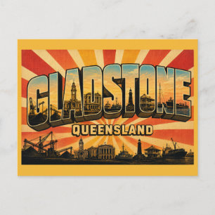 Gladstone Queensland Industrial Port Heritage City Postcard