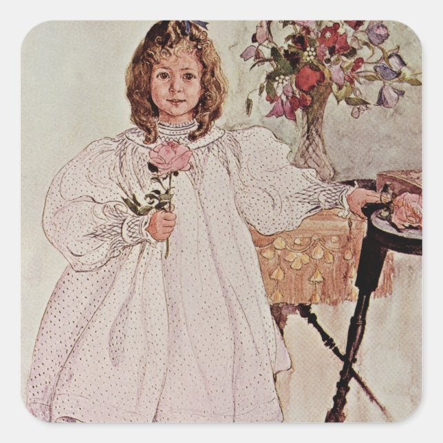 Gladys, 1895 square sticker (Front)