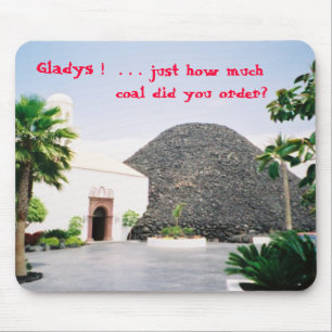 Gladys/Coal Mouse Pad