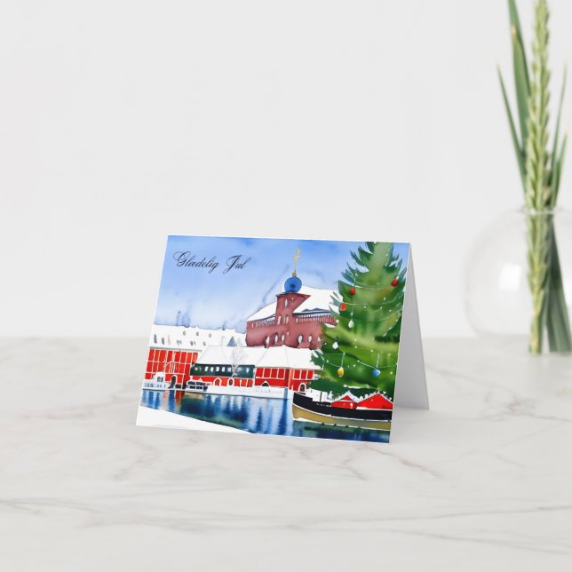 Glædelig jul, Danish Christmas Card (Front)