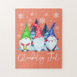 Glaedelig Jul Nordic Gnomes Tomte Nisse Danish Jigsaw Puzzle