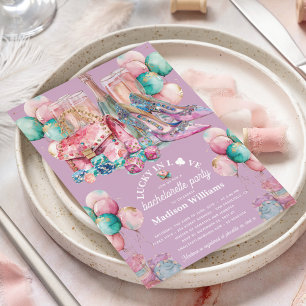 Glam Bachelorette Casino Party Invitation