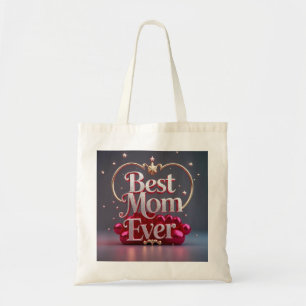 Glam Bling Silver Gold Best Mum Ever Tote Bag