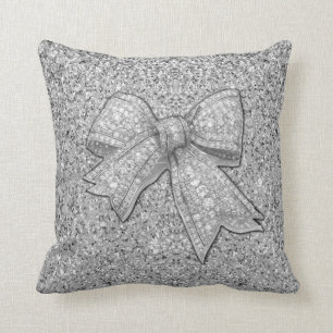 Glam Bow Pillow. Cushion