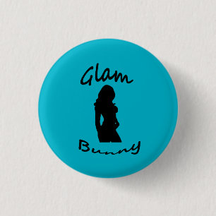 Glam Bunny Logo Pin