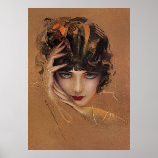 Glam by rolf armstrong poster (Front)