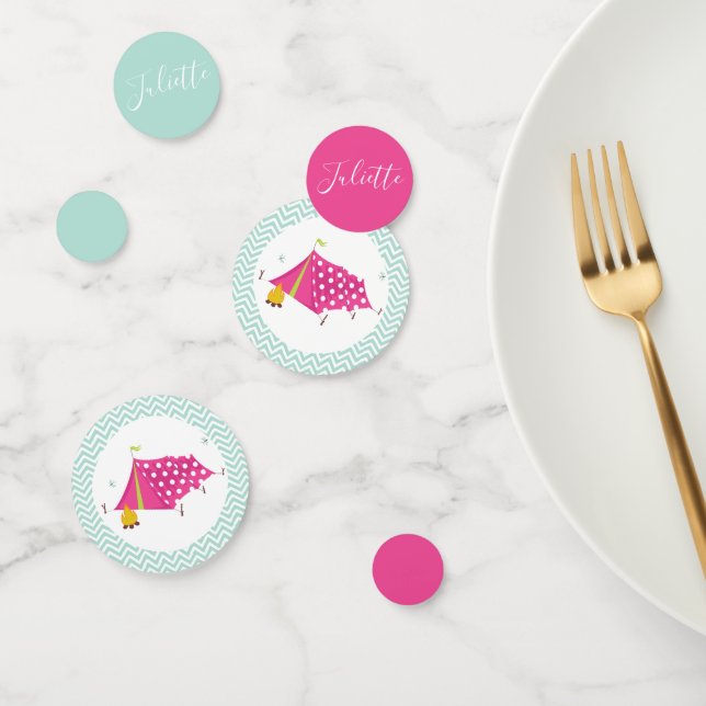 Glam Camp Makeover Spa Birthday Confetti (Group)