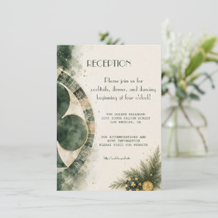 Glam Casino Las Vegas Roaring 20s Gatsby Wedding Enclosure Card
