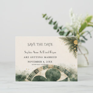 Glam Casino Las Vegas Roaring 20s Gatsby Wedding  Save The Date