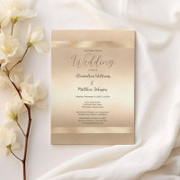 Glam Champagne Gold Glamour Luxury Wedding