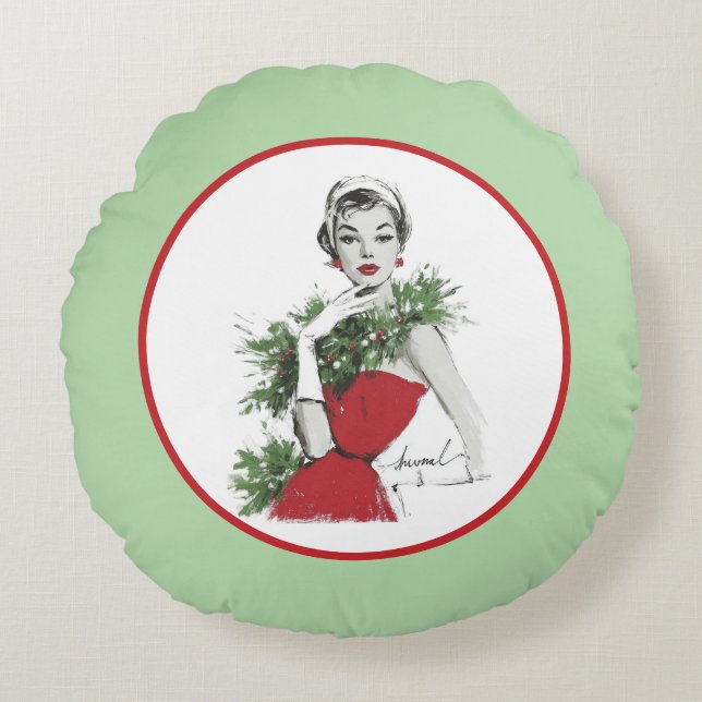 Glam Christmas Pillow (Front)
