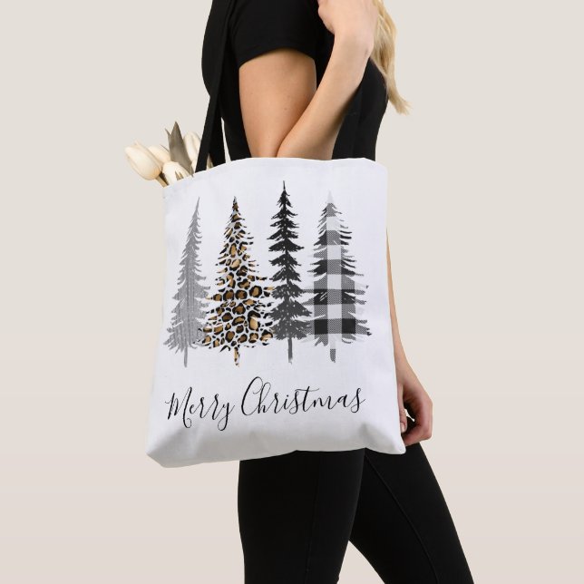 Glam Christmas Tote Bag (Close Up)