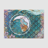 Glam Dark Mermaid Boy Baby Shower Birthday Party