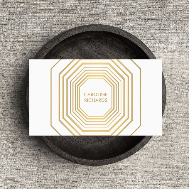 Glam Deco Jewellery Design Fashion Boutique No. 2 Business Card (Creator Uploaded)