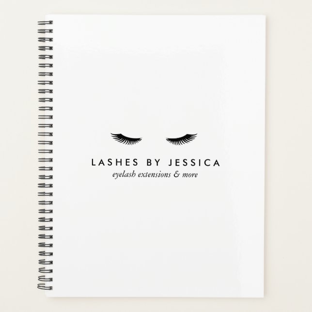 Glam Eyelashes Classic Appointment Book Planner (Front)