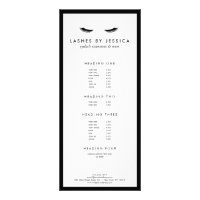 Glam Eyelashes Classic Black and White