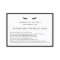 Glam Eyelashes Classic Lash Salon Aftercare Card