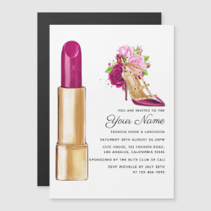 Glam Fashion Show Magnetic Invitation