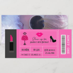 Glam Fashion Show Party Night Invitation