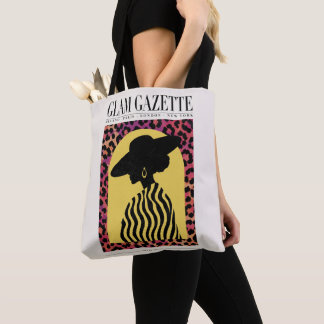 Glam Gazette Leopard Fashion Tote Bag