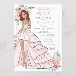 Glam Girl Bridal Shower Invitation