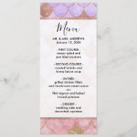 Glam Girly Rose Gold Glitter Mermaid Scales