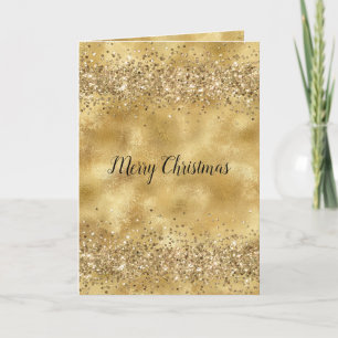 Glam Gold Glitter Confetti    Card