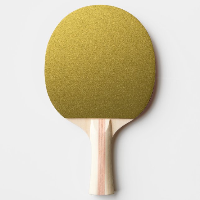 Glam Gold Glitter Ping Pong Paddle (Front)