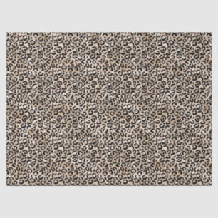 Glam Gold Leopard Print Ombre Tissue Paper