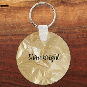 Glam Gold Red Key Ring