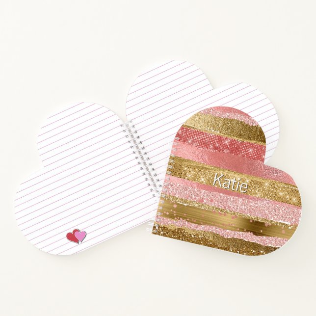 Glam Heart Custom Notebook (Inside)