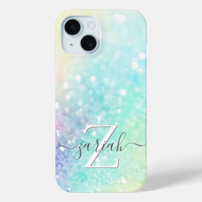 Glam Holographic Glitter Colourful Pretty Pattern Case-Mate iPhone Case (Back)
