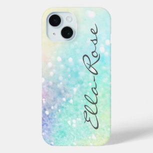 Glam Holographic Glitter Colourful Pretty Pattern iPhone 15 Case