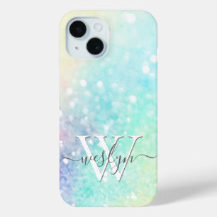 Glam Holographic Glitter Colourful Pretty Pattern iPhone 15 Case