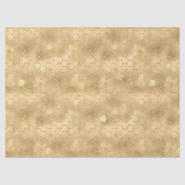 Glam Honeycomb Series Design #3 Tissue Paper (Front)