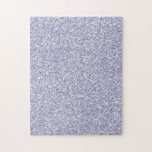 Glam Lavender Lilac Purple Glitter Jigsaw Puzzle
