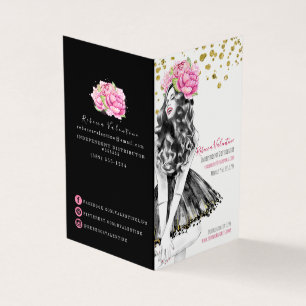 Glam Lip Product Distributor Business Card