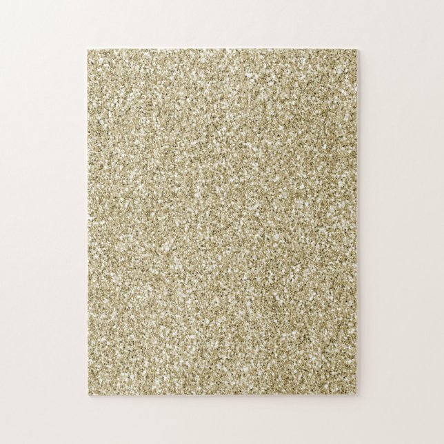 Glam Luxe Gold Glitter     Jigsaw Puzzle (Vertical)