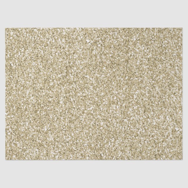 Glam Luxe Gold Glitter          Tissue Paper (Front)