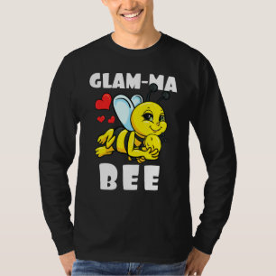 Glam Ma Bee Matching Family Outfit Baby Announceme T-Shirt