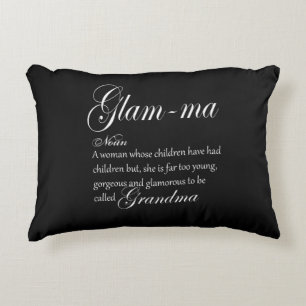 GLAM MA grandma definition Decorative Cushion