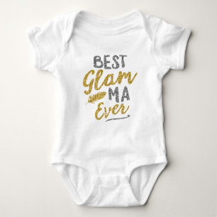 Glam-Ma Grandma Mothers Day Baby Bodysuit