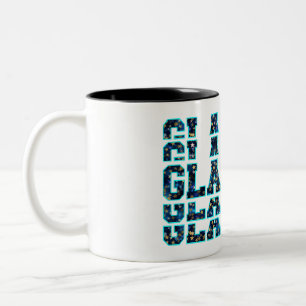 "Glam-Ma"  Where Glamour Meets Grandma-hood Two-Tone Coffee Mug