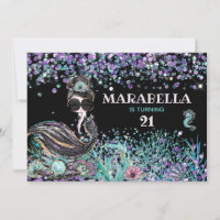 *~* Glam Mermaid Luxe 21 Under the Sea Birthday