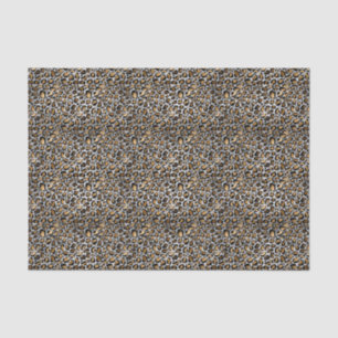 Glam Metallic Small Leopard Print Tissue Paper
