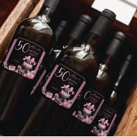 Glam Pink Black Fashion 50th Birthday Party