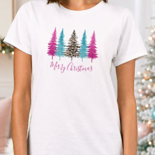 Glam Pink Christmas T-Shirt