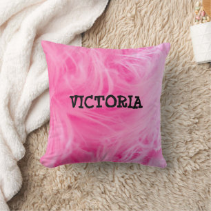Glam Pink Girly Design Cushion