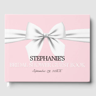 Glam Pink Tiffany Theme Bridal Shower Guest Book