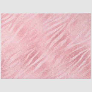 Glam Pink Zebra Print Tissue Paper